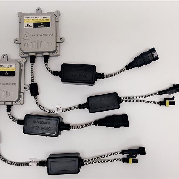 55W AC CANBUS H8 H9 H11 3000K HID Xenon Light Kit Error Free w/ Slim Ballasts