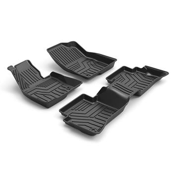 Custom Fit  3D TPE All Weather Car Floor Mats Liners for Mazda CX5 2017-2021 (1st & 2nd Rows, Black)