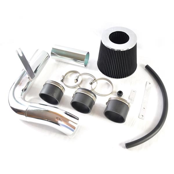 Front Air Intake Kit Pipe + Filter + Heat Shield for 2000-2005 Dodge Neon 2.0L Engine Only Black