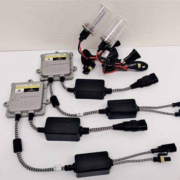 55W AC CANBUS H10 9145 9140 8000K HID Xenon Light Kit Error Free w/ Slim Ballasts