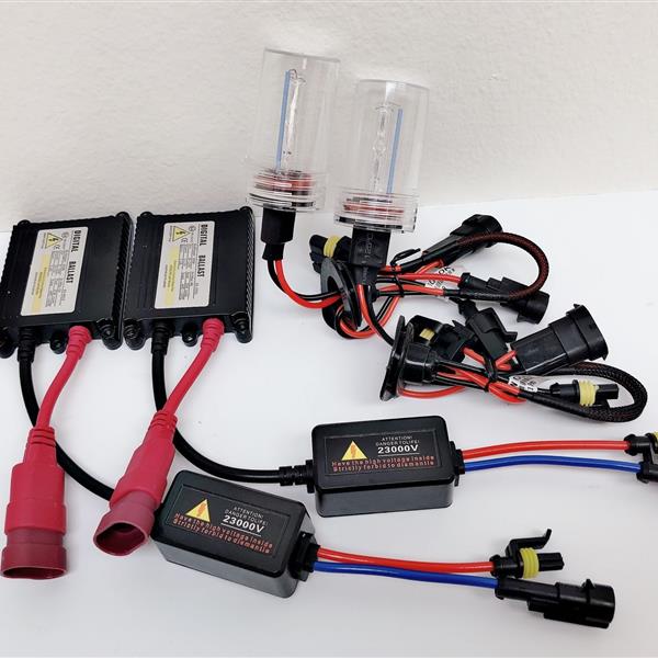 35W AC W/O CANBUS H8 H9 H11 10000K HID Xenon Light Kit w/ Slim Ballasts