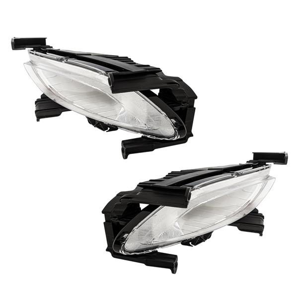 For 2011-2014 Sonata Clear Lens Fog Lights Lamps W/Wiring Switch&Bulbs LH&RH