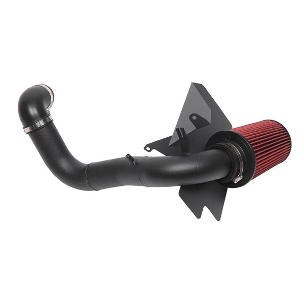 3" Intake Pipe With Air Filter Black Wrinkle   Red Filter for Gmc / Chevrolet Sonoma 1998-2003 2.2L L4 Red