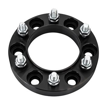 2X 6x5.5 or 6x139.7 1\\" Thick Black Hub Centric Wheel Spacers Adapters For Toyota