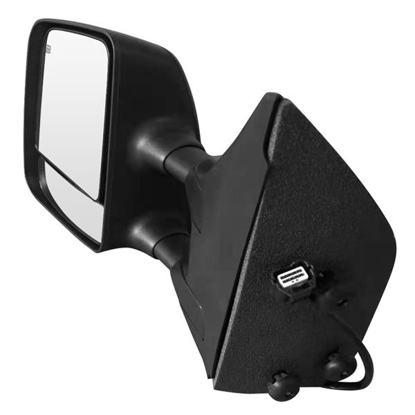 Mirror Power Heated Towing Black Driver Left Side for 04-15 Titan