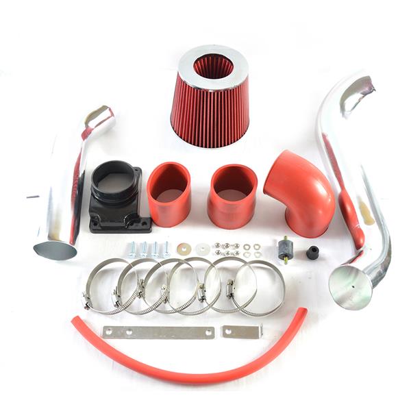 Intake Pipe with Air Filter for Mitsubishi Eclipse 1999-2005 2.4L/3.0L Red