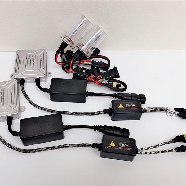 35W AC CANBUS H10 9145 9140 3000K HID Xenon Light Kit Error Free w/ Slim Ballasts