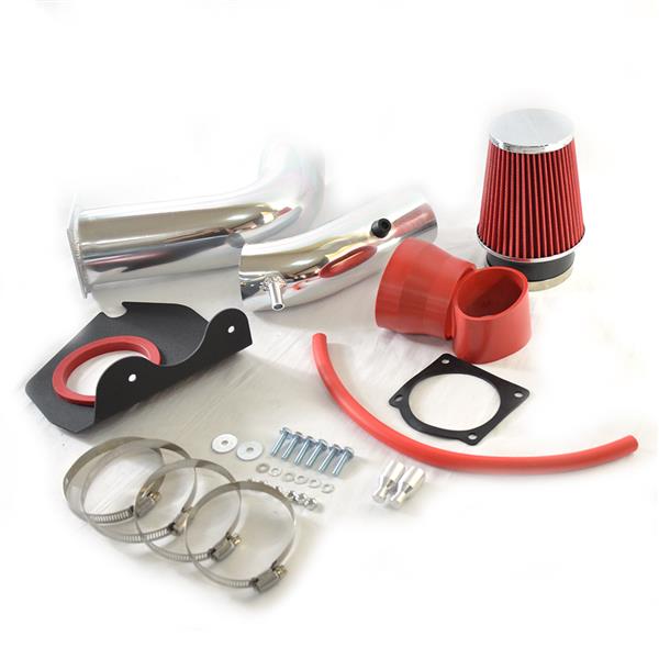 Intake Pipe with Air Filter for 1999-2004 Ford Mustang V6 3.8L Red