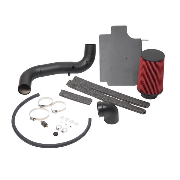 3" Intake Pipe With Air Filter Black Wrinkle   Red Filter for Gmc / Chevrolet Sonoma 1998-2003 2.2L L4 Red