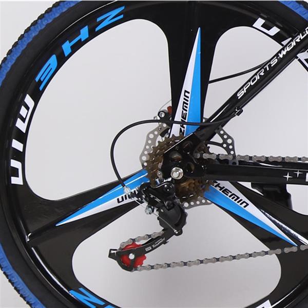 Black New Python shaped mountain bike 26 inch one wheel double disc brake gift car export car