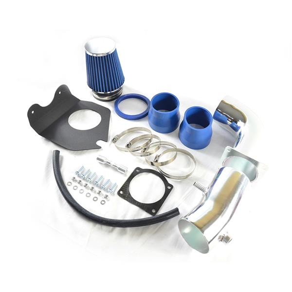 Intake Pipe with Air Filter for 1994-1995 Ford Mustang GT/ GTS 5.0L V8 Model Only Blue