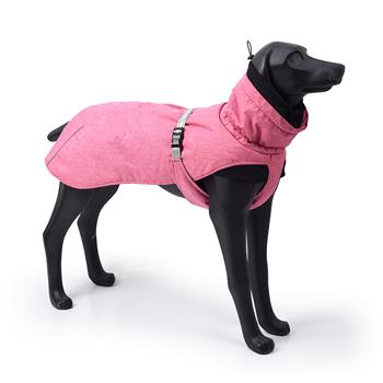 New Style Dog Winter Jacket with Waterproof Warm Polyester Filling Fabric-（pink ，size XL）