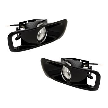 For 99-00 Honda Civic EK Clear Lens Fog Lights With Bulb Wiring harness