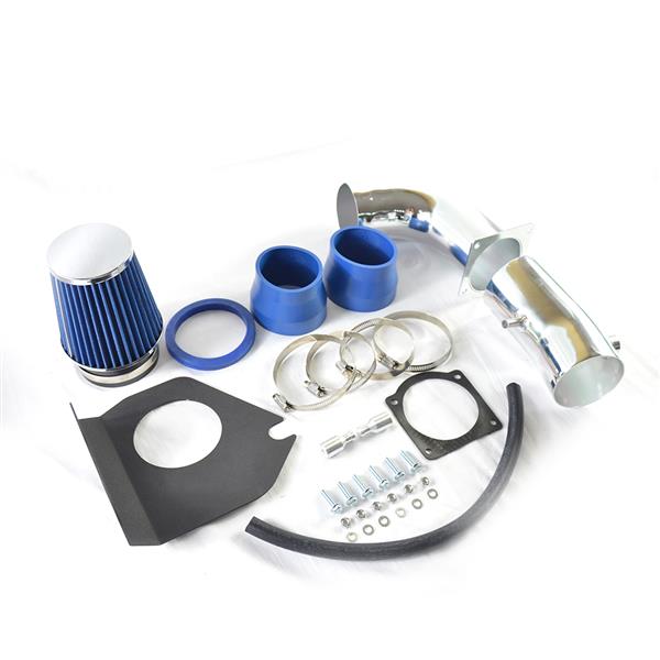 Intake Pipe with Air Filter for 1994-1995 Ford Mustang GT/ GTS 5.0L V8 Model Only Blue