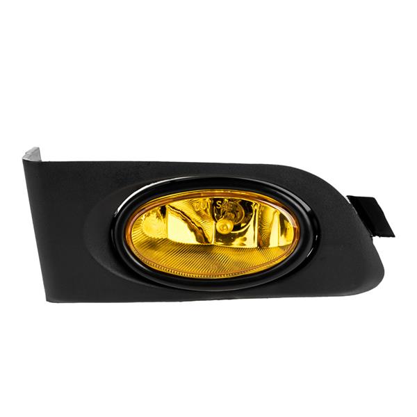 For 2001-2003 Honda Civic 2/4DR Yellow/Amber Lens Fog Lights Lamps w/ Switch