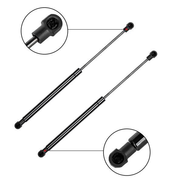 2 Pcs Rear Window Glass Lift Supports Struts Shocks Fits 03-09 Kia Sorento