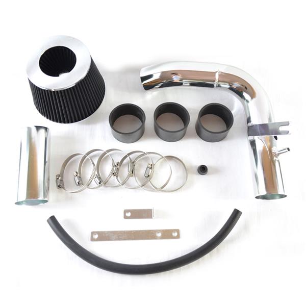 Front Air Intake Kit Pipe + Filter + Heat Shield for 2000-2005 Dodge Neon 2.0L Engine Only Black