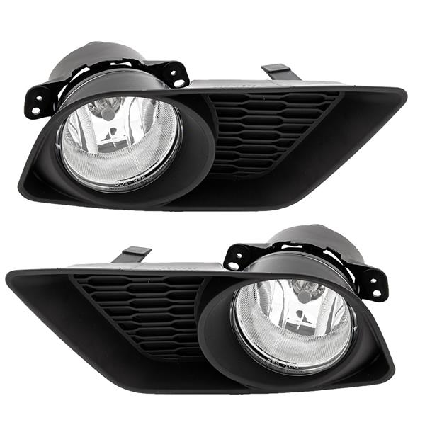 For 2011-2014 Dodge Charger Clear Lens Fog Light w/Lamps&Wiring&Switch Kit