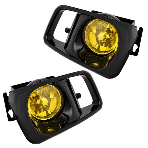 For 1999 2000 Honda Civic Si Fog Lights Lamp Yellow