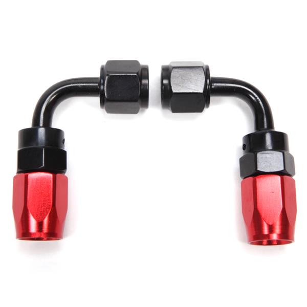 4AN 20-Foot Universal Black Fuel Pipe   10 Red and Black Connectors