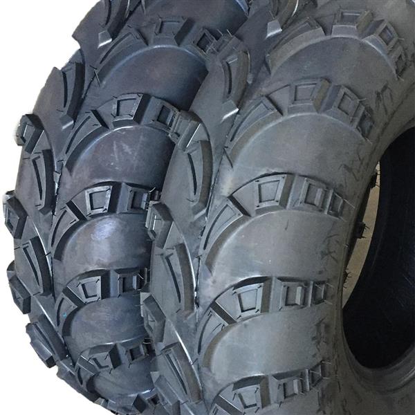 Set of (2) Depth:10.5mm 22x10-10 22x10x10 P3039 6PR PSI:5 ATV Tires