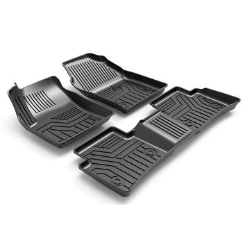 Custom Fit  3D TPE All Weather Car Floor Mats Liners for Toyota Corolla 2019-2020  (1st & 2nd Rows, Black)