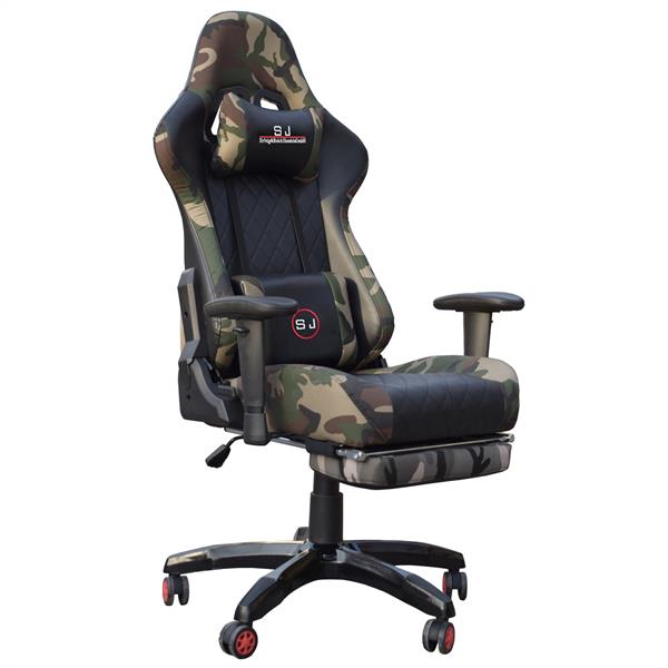 Gaming Racing Chair Computer Chairs with Footrest 