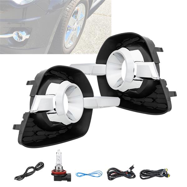 Pair fits 2010-2016 Chevy Equinox Bumper Fog Lights Driving Lamps