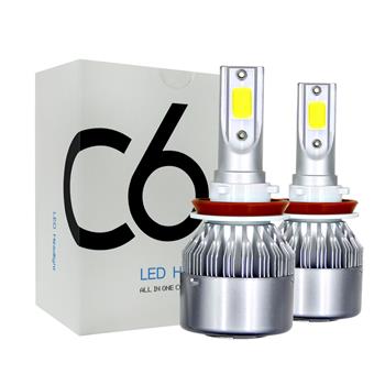 1 Pair H11 Headlight Coversion LED Bulb Kit Low Beam White for 2011 Kia Sorento