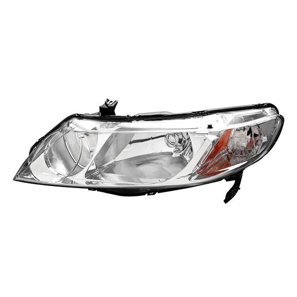 2Qty Headlights Clear Halogen Factory Direct Replacement OE fits 06-08 Civic