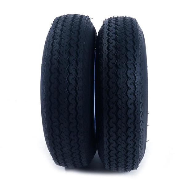 1* Trailer Tires & Rims 480-8 4.80 X 8 8" B 4 Lug Hole Bolt Wheel White