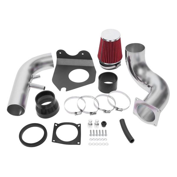 3.5" Intake Kit Is Available For The Ford Mustang 1996-2004 V8 4.6l Silver   Red