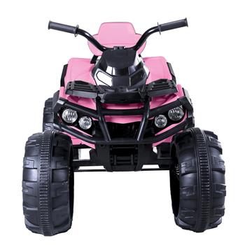 LZ-906 ATV Double Drive Children Car with 45W*12 12V7AH*1 Battery without Remote Control Pink