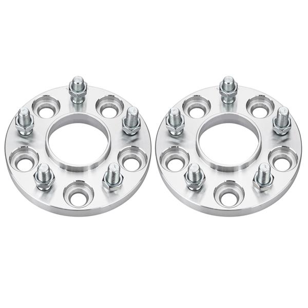 2pc Hubcentric Wheel Spacers Adapters | 5x114.3 | 12X1.25 | 66.1 CB | 15mm Thick