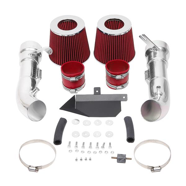 2.75" Intake Pipe With Air Filter for Nissan 370Z 2009-2019 3.7L V6 Red