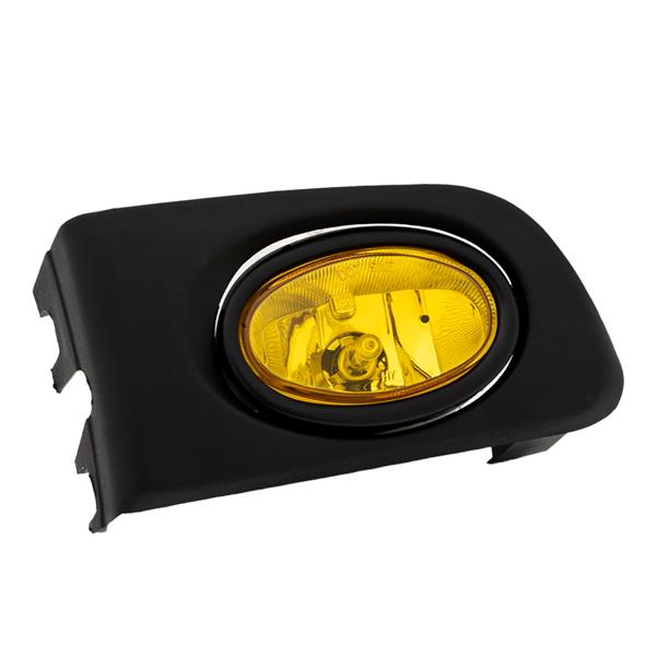 For 2001-2003 Honda Civic 2/4DR Yellow/Amber Lens Fog Lights Lamps w/ Switch