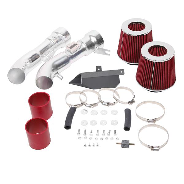 2.75" Intake Pipe With Air Filter for Nissan 370Z 2009-2019 3.7L V6 Red