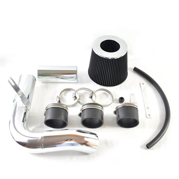 Front Air Intake Kit Pipe + Filter + Heat Shield for 2000-2005 Dodge Neon 2.0L Engine Only Black