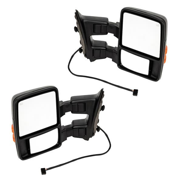 Power Heated For 2008-2016 F-450 Super Duty LH (Left Side) Towing Mirrors