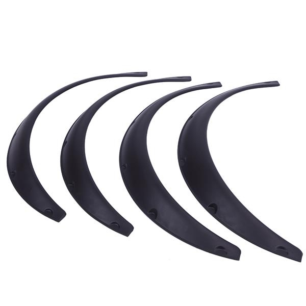 8CM 4PCS Car Body Fenders for Common Car Black