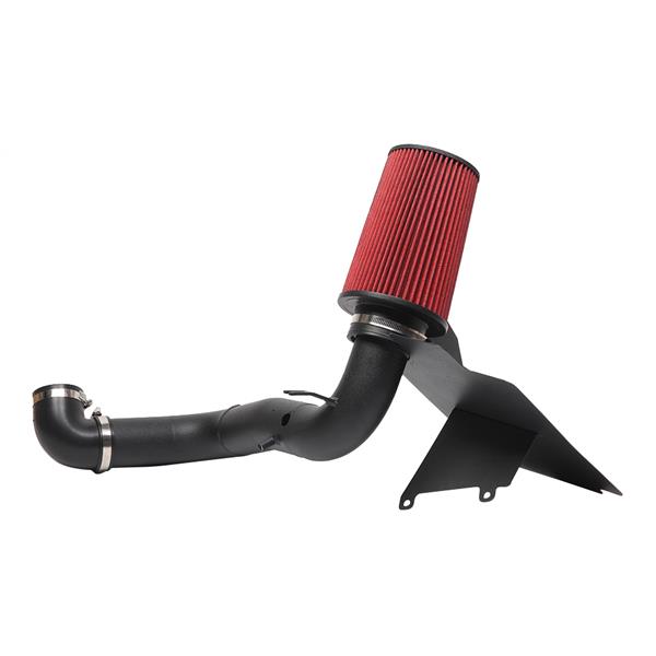 3" Intake Pipe With Air Filter Black Wrinkle   Red Filter for Gmc / Chevrolet Sonoma 1998-2003 2.2L L4 Red