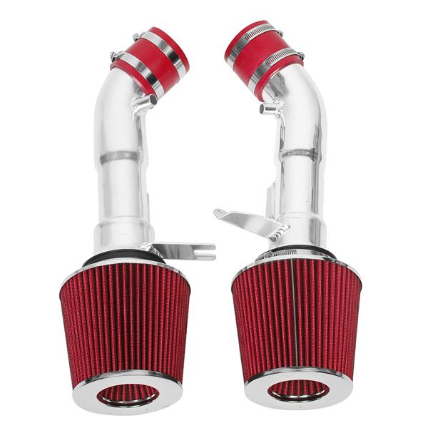 2.75" Intake Pipe With Air Filter for Nissan 370Z 2009-2019 3.7L V6 Red