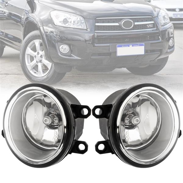 Pair of Fog Light Lamp Left Right RH LH Side Fit For Toyota Camry Yaris Lexus