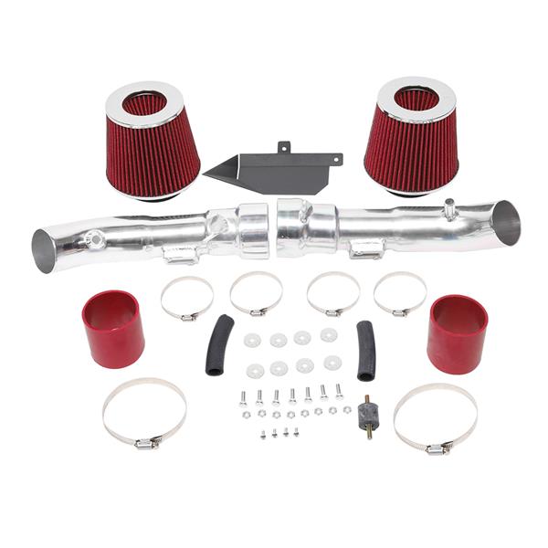 2.75" Intake Pipe With Air Filter for Nissan 370Z 2009-2019 3.7L V6 Red