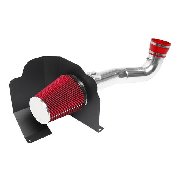 3.5" Intake Pipe With Air Filter for GMC/Chevrolet Suburban 1500 2012-2014 V8 5.3L/6.2L Red