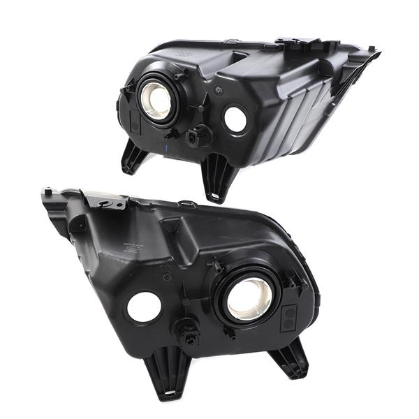 Headlights Headlamps FRONT For 2010-2014 FORD MUSTANG BLK HOUSING CLEAR PAIR