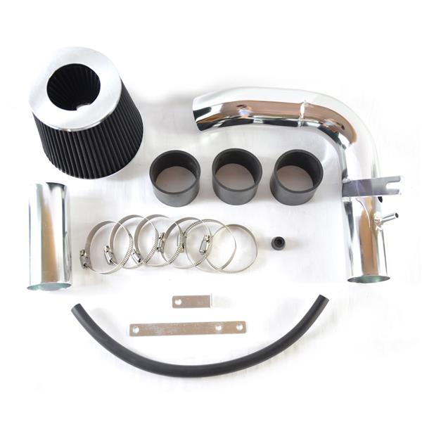 Front Air Intake Kit Pipe + Filter + Heat Shield for 2000-2005 Dodge Neon 2.0L Engine Only Black