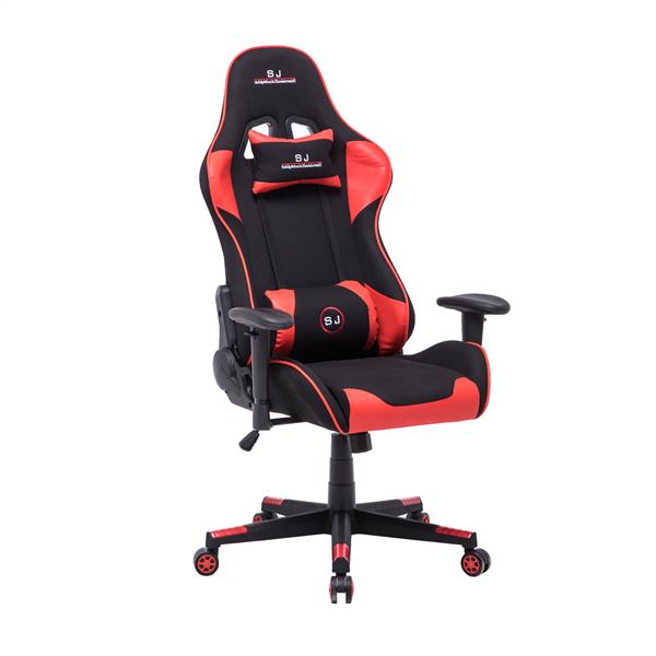 Gaming Chairs Desk Chair Office Swivel Heavy Duty Chair Ergonomic Design  Red