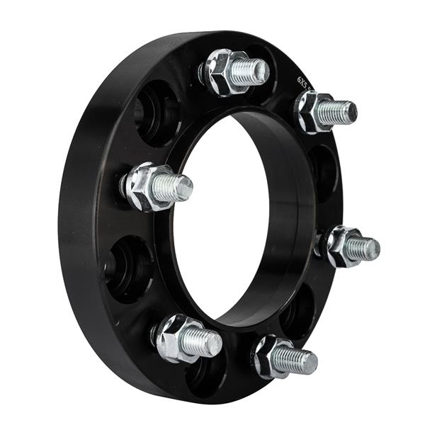 2X 6x5.5 or 6x139.7 1" Thick Black Hub Centric Wheel Spacers Adapters For Toyota