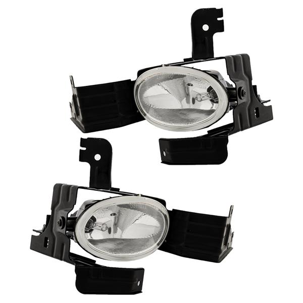 For 2011-2012 Honda Accord Clear Lens Driving Fog Lights w/H11 Bulbs